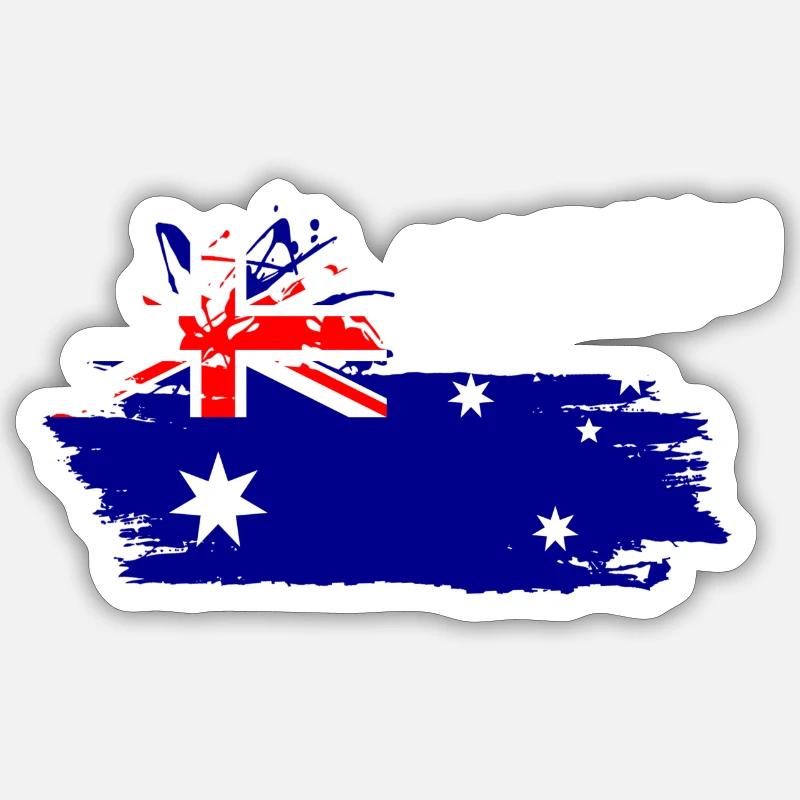 Australien Australia - Sticker Größe S (10 x 10 cm) - Mattweiß