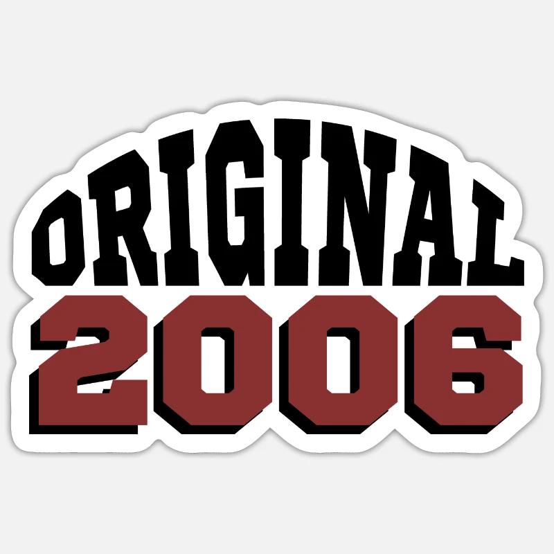 Ursprünglich: 2006 - Sticker Größe S (10 x 10 cm) - Mattweiß
