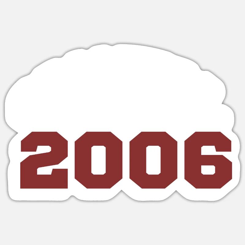 Original 2006 - Sticker size S (10 x 10 cm) - white matte