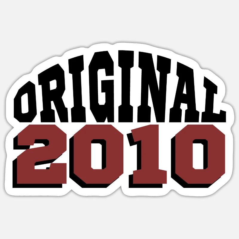 Original 2010 - Sticker size S (10 x 10 cm) - white matte