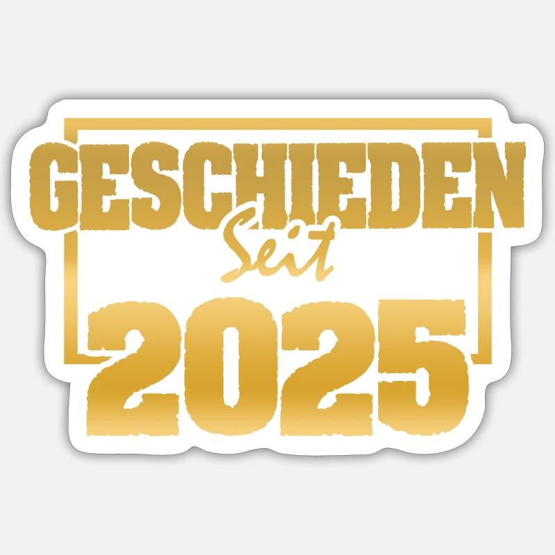2025 - Sticker taille S (10 x 10 cm) - blanc mat