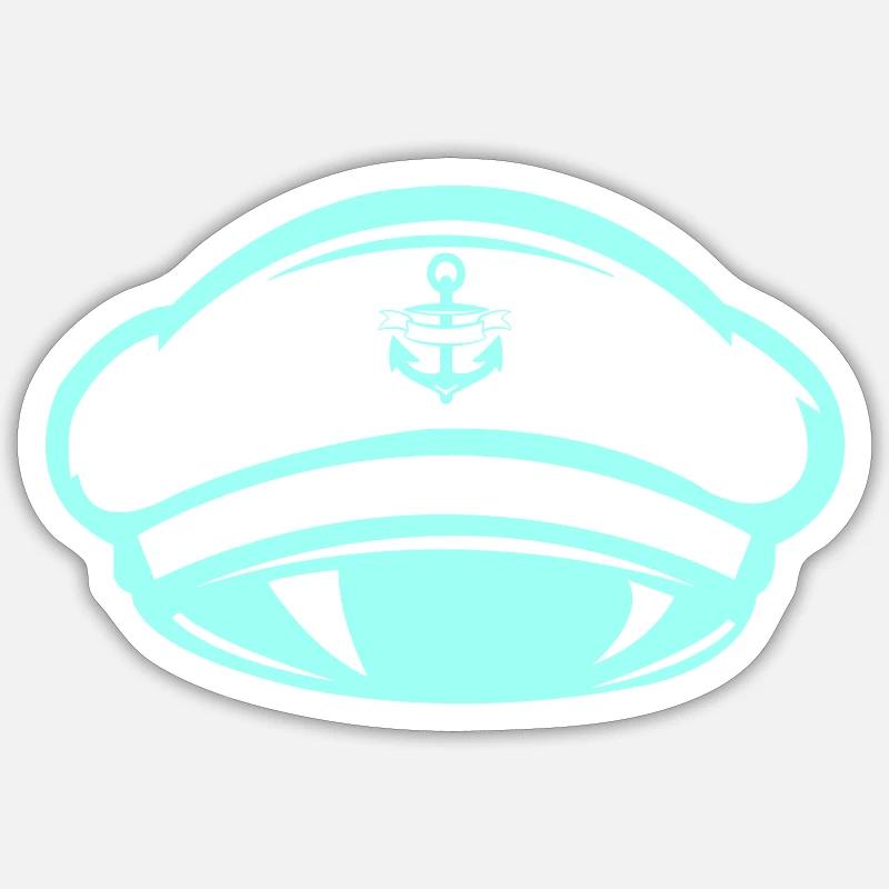 Bonnet de capitaine Sticker taille S (10 x 10 cm)