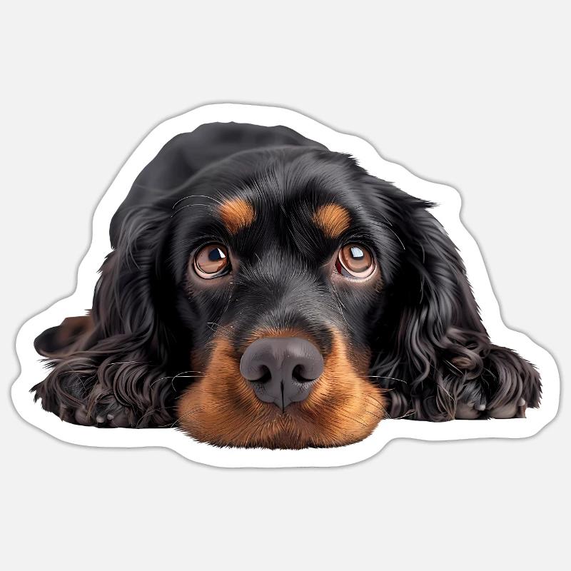 Cocker Spaniel Sticker Größe S (10 x 10 cm)