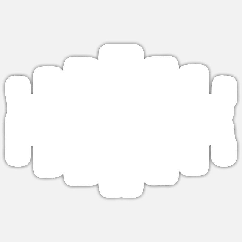 Beruf Trainer - Sticker Größe S (10 x 10 cm) - Mattweiß