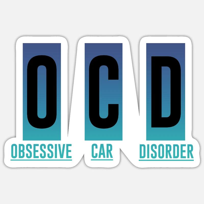 Obsessive Car Disorder 2 Sticker size S (10 x 10 cm)