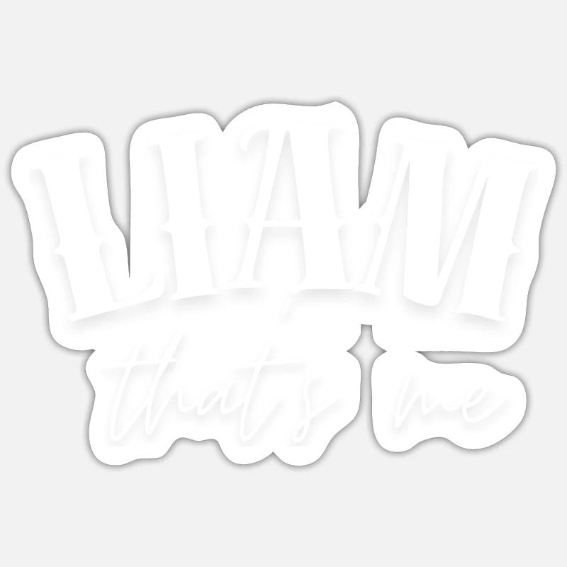 Liam Nom Cadeaux Liam Prénom Sticker taille S (10 x 10 cm)