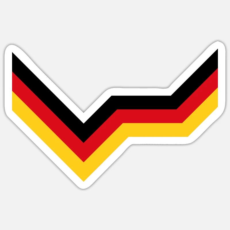 Germany - Sticker size S (10 x 10 cm) - white matte