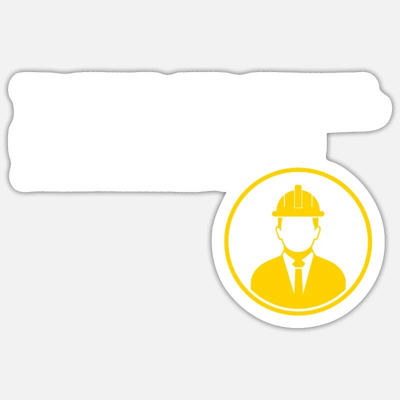 Understanding technology, solving problems Engineering . Sticker size S (10 x 10 cm)