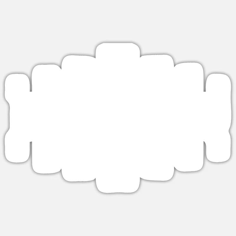 Profession : Coiffeuse Sticker taille S (10 x 10 cm)