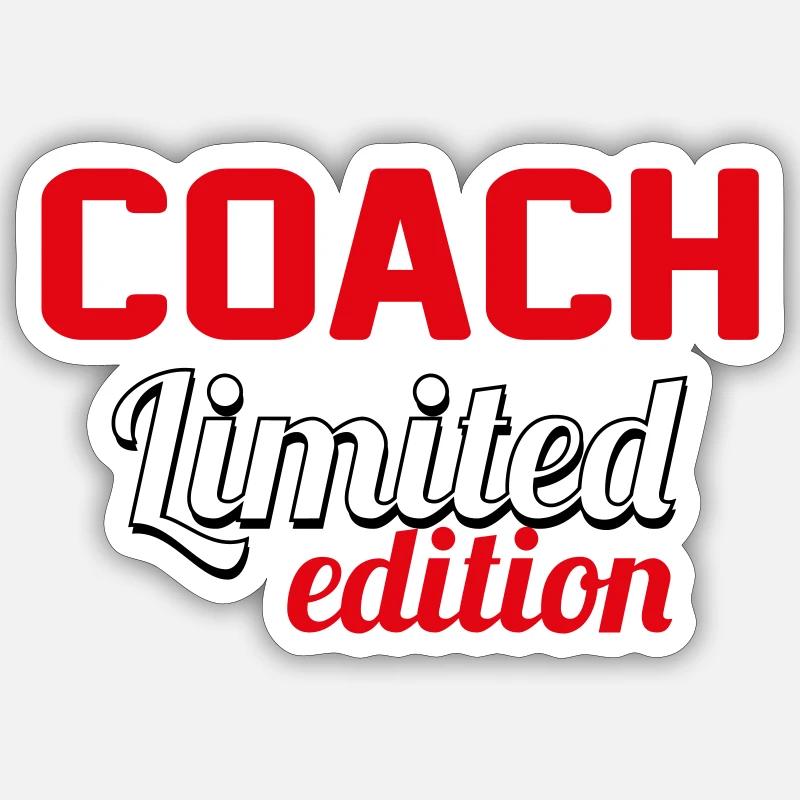 COACH LIMITED EDITION 275GD01 - Sticker taille S (10 x 10 cm) - blanc mat
