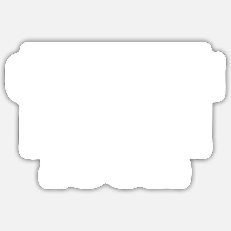 1962 - Sticker taille S (10 x 10 cm) - blanc mat