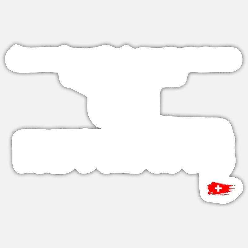 Retraite - Sticker taille S (10 x 10 cm) - blanc mat