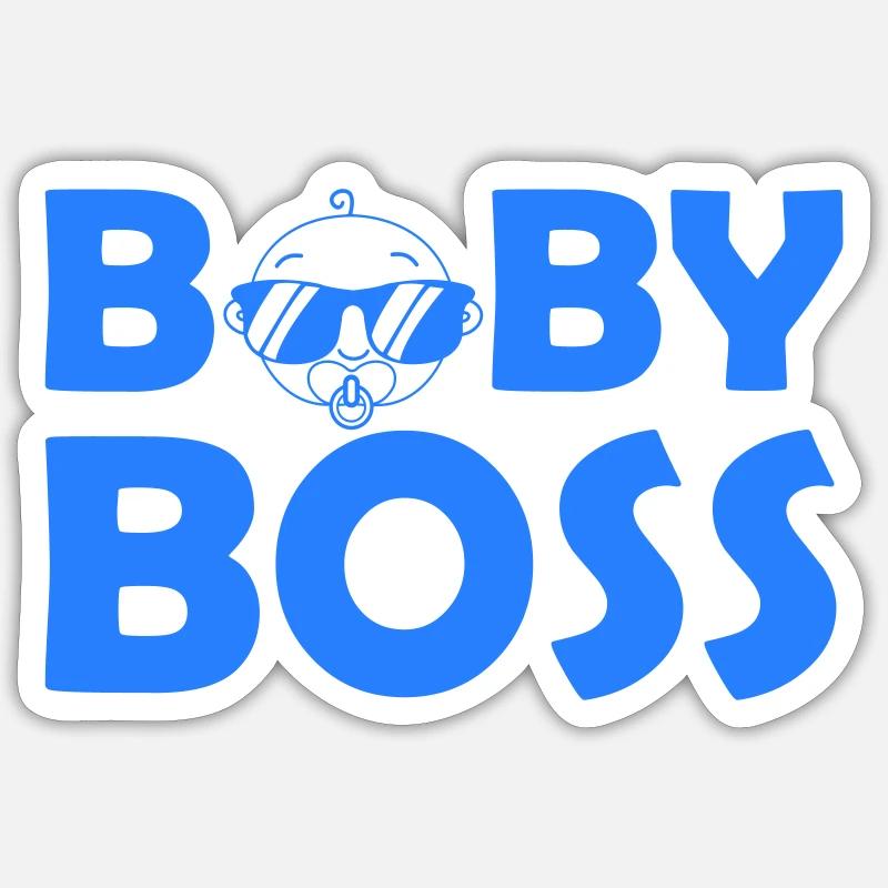 bébé - Sticker taille S (10 x 10 cm) - blanc mat