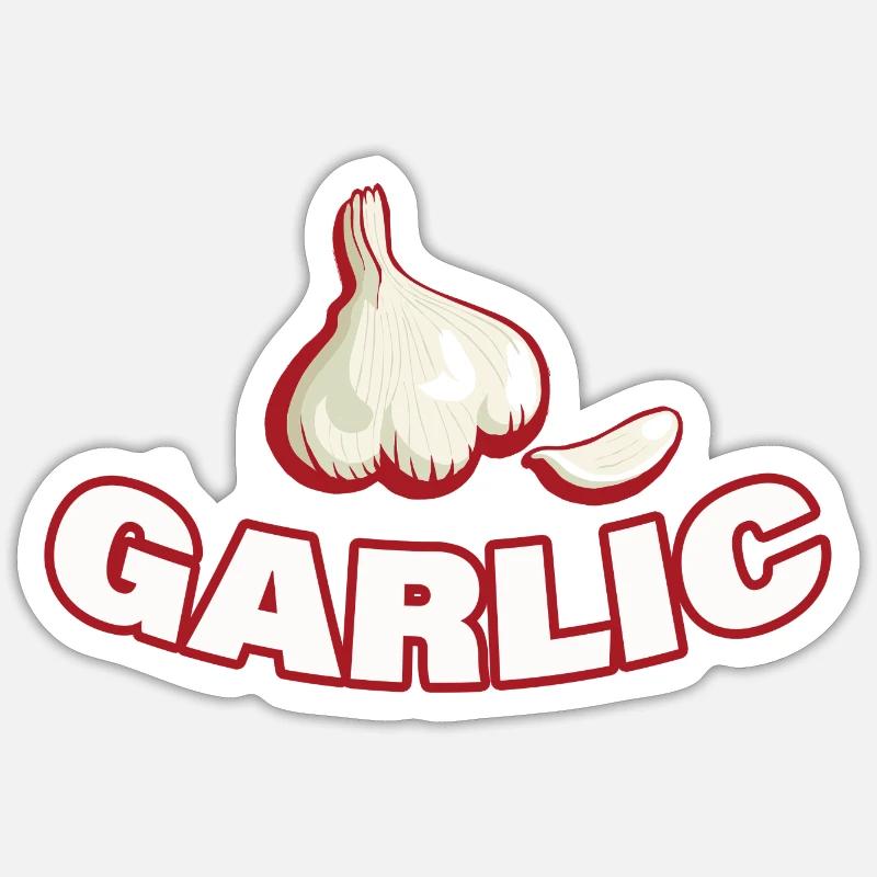 GARLIC Sticker size S (10 x 10 cm)