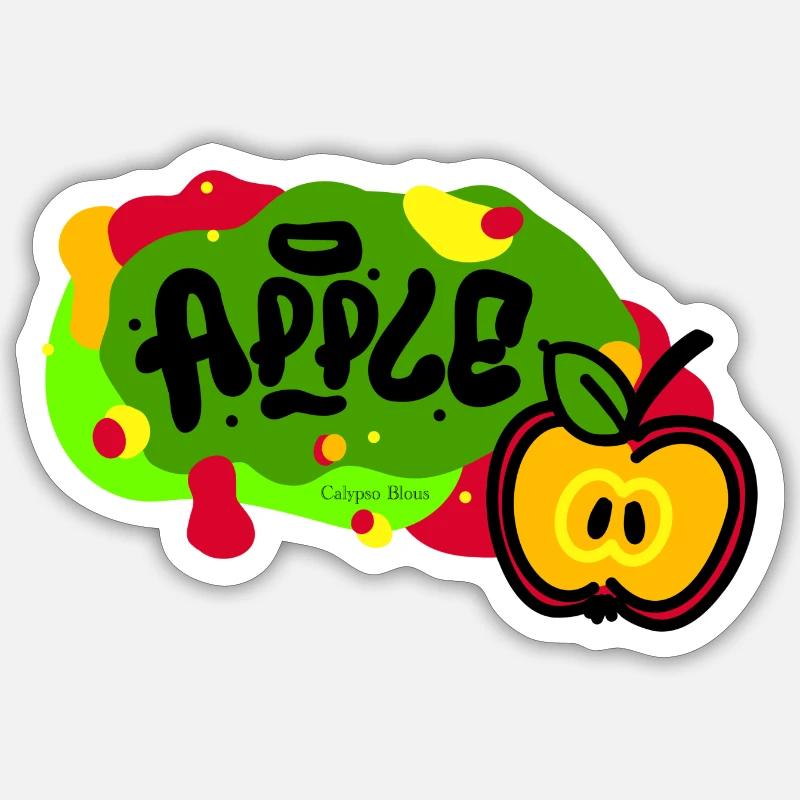 Apple - Calypso Blous Sticker size S (10 x 10 cm)