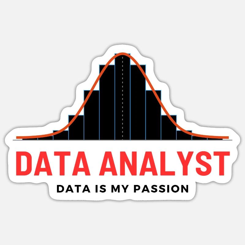 Data Analyst Scientist KI Machine Learning AI Code Sticker size S (10 x 10 cm)