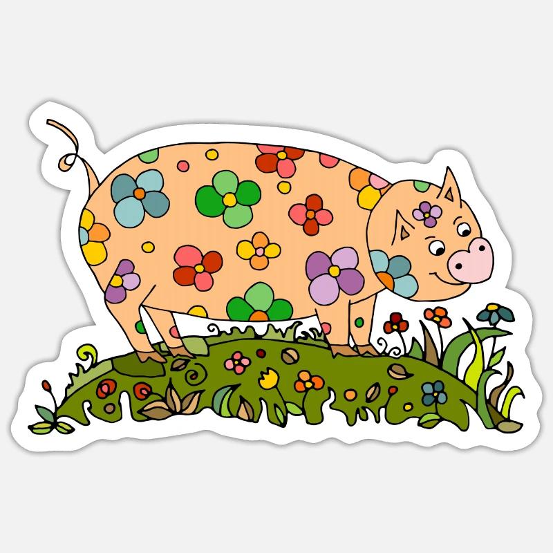 Mumps - Sticker size S (10 x 10 cm) - white matte