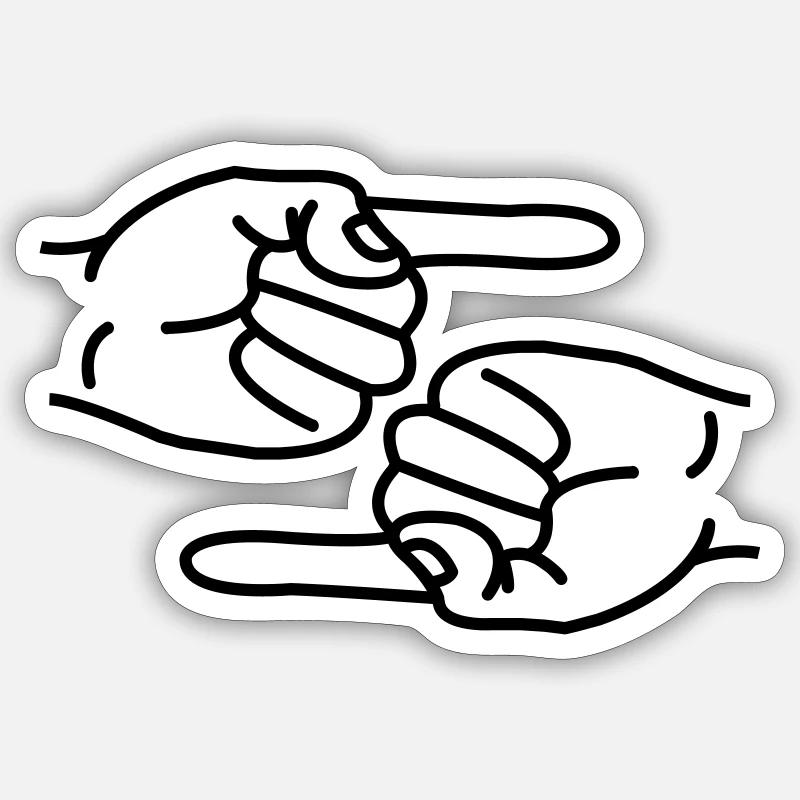 index Sticker taille S (10 x 10 cm)