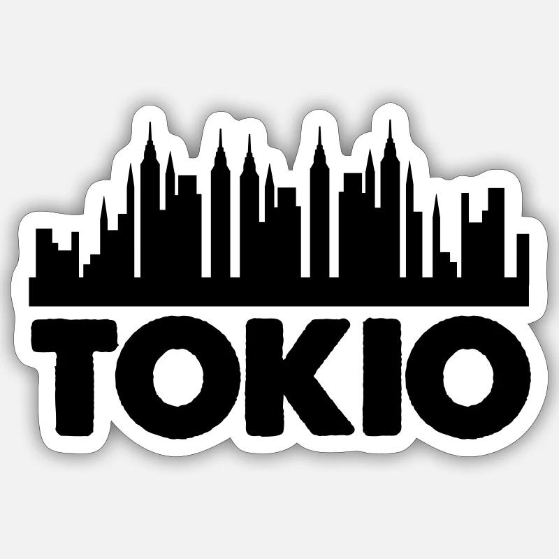 Tokyo Sticker size S (10 x 10 cm)