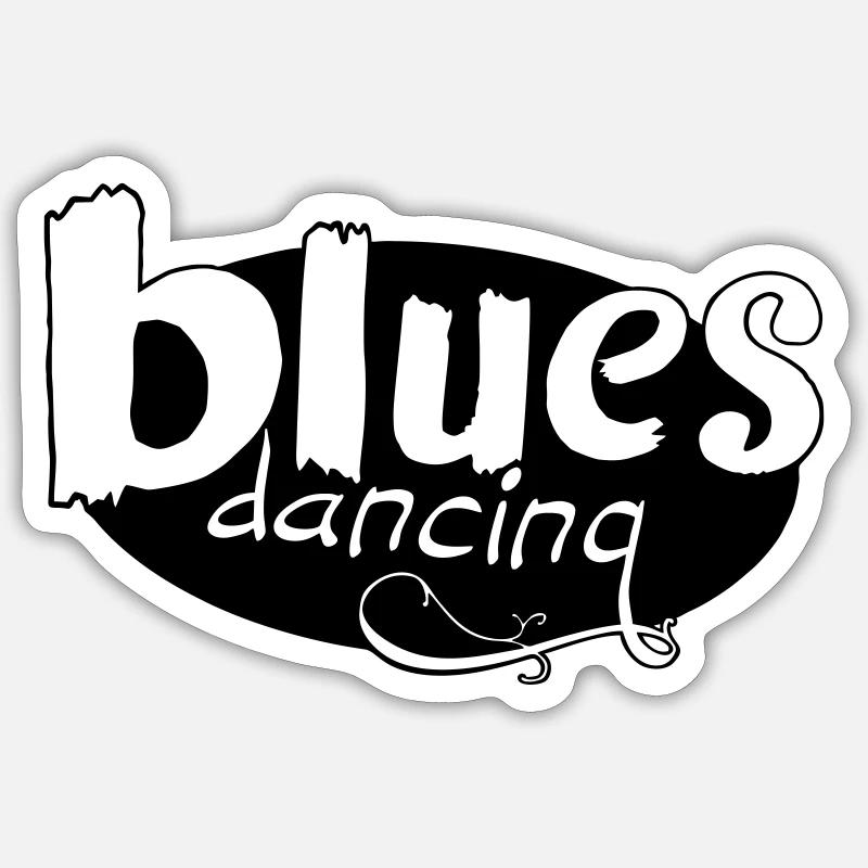 2024 Blues Dancing Logo Sticker Größe S (10 x 10 cm)