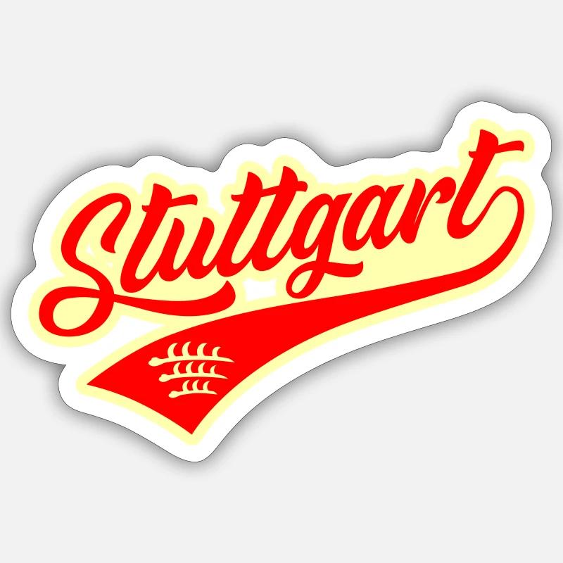 STUTTGART Sticker Größe S (10 x 10 cm)