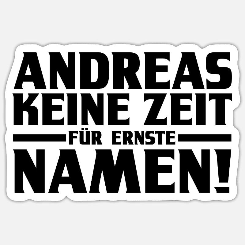 First name Andreas Sticker size S (10 x 10 cm)