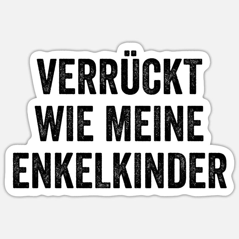 Papy Papy - Sticker taille S (10 x 10 cm) - blanc mat