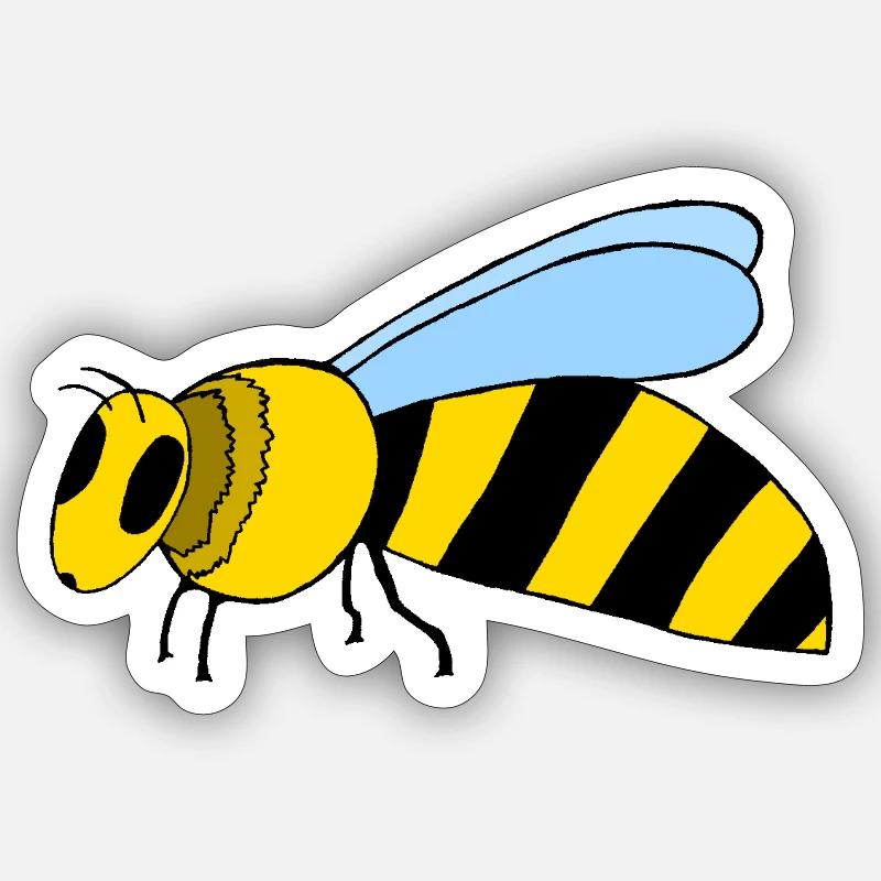Bee Sticker size S (10 x 10 cm)