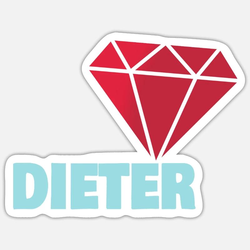 Dieter Sticker taille S (10 x 10 cm)