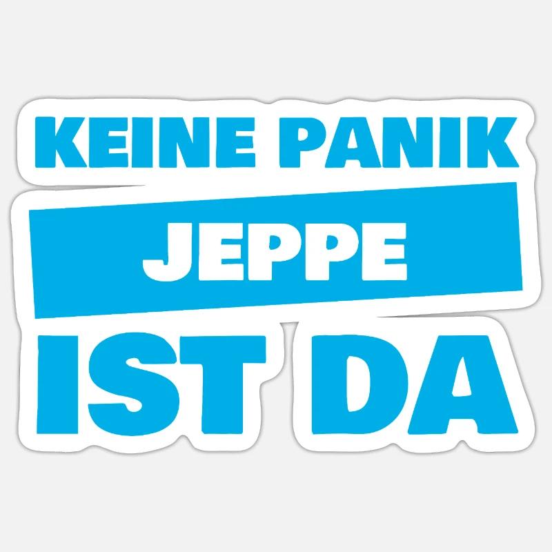 Gift for Jeppe - Sticker size S (10 x 10 cm) - white matte