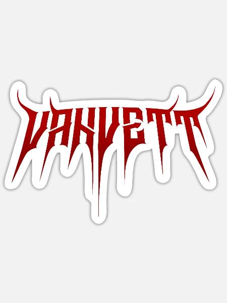 Wahnsinn - Sticker Größe S (10 x 10 cm) - Mattweiß