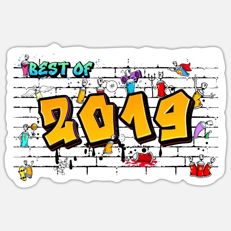 Graffiti Edge 2019 – 6 ans de Fresh Attitude Sticker taille S (10 x 10 cm)