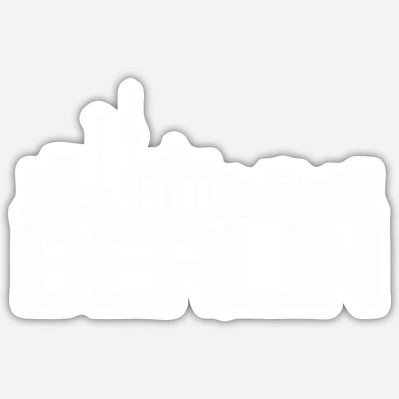 Horizon de Berlin Sticker taille S (10 x 10 cm)