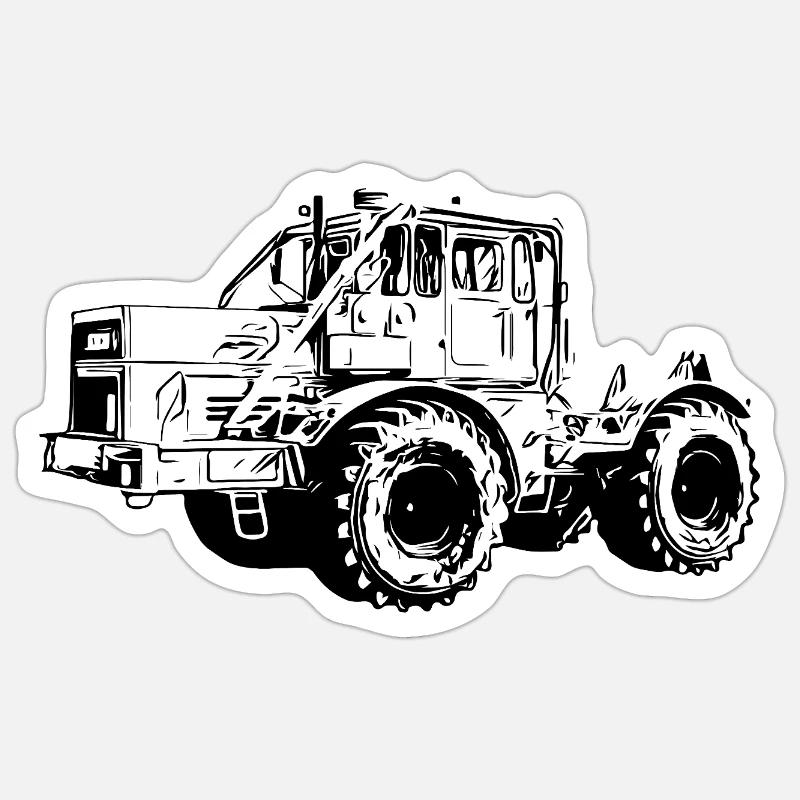 Power Machine K700 Tractor Sticker size S (10 x 10 cm)