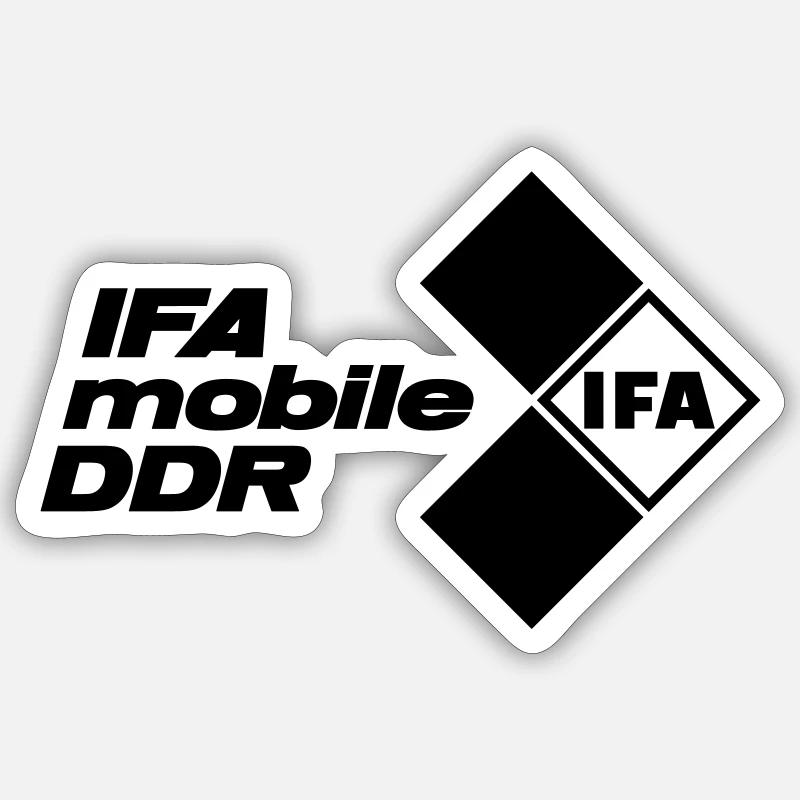 IFA Mobile DDR Sticker Größe S (10 x 10 cm)