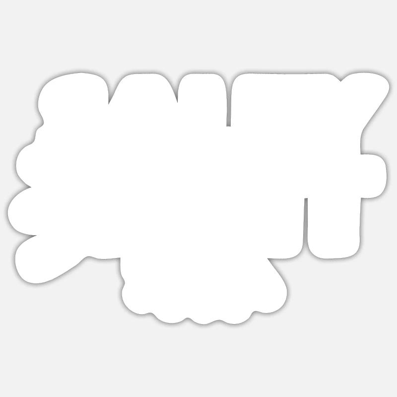 Salt & Light - Sticker size S (10 x 10 cm) - white matte
