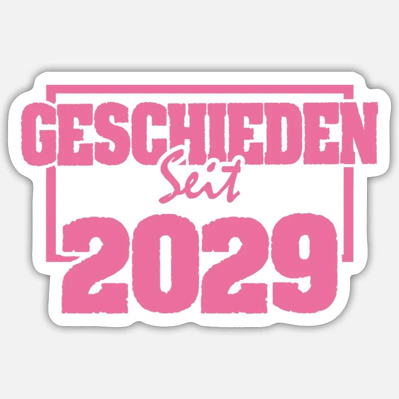2029 - Sticker taille S (10 x 10 cm) - blanc mat