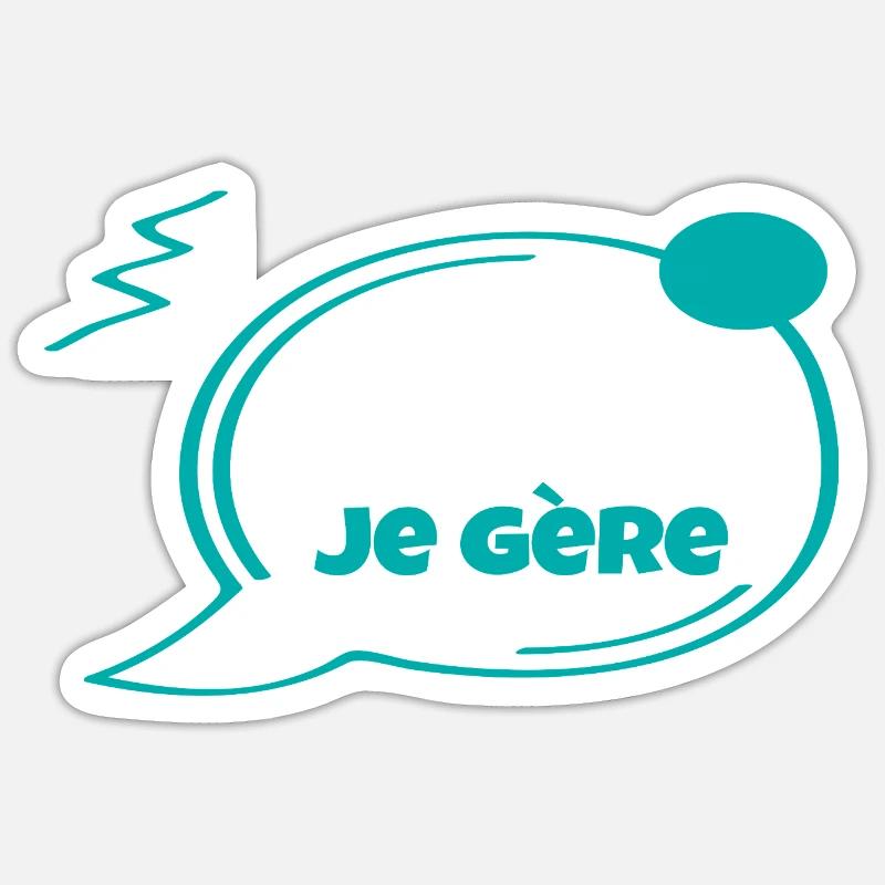 Sticker taille S (10 x 10 cm) - 