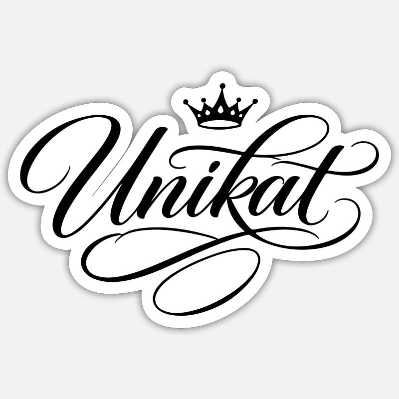 Unique crown Sticker size S (10 x 10 cm)
