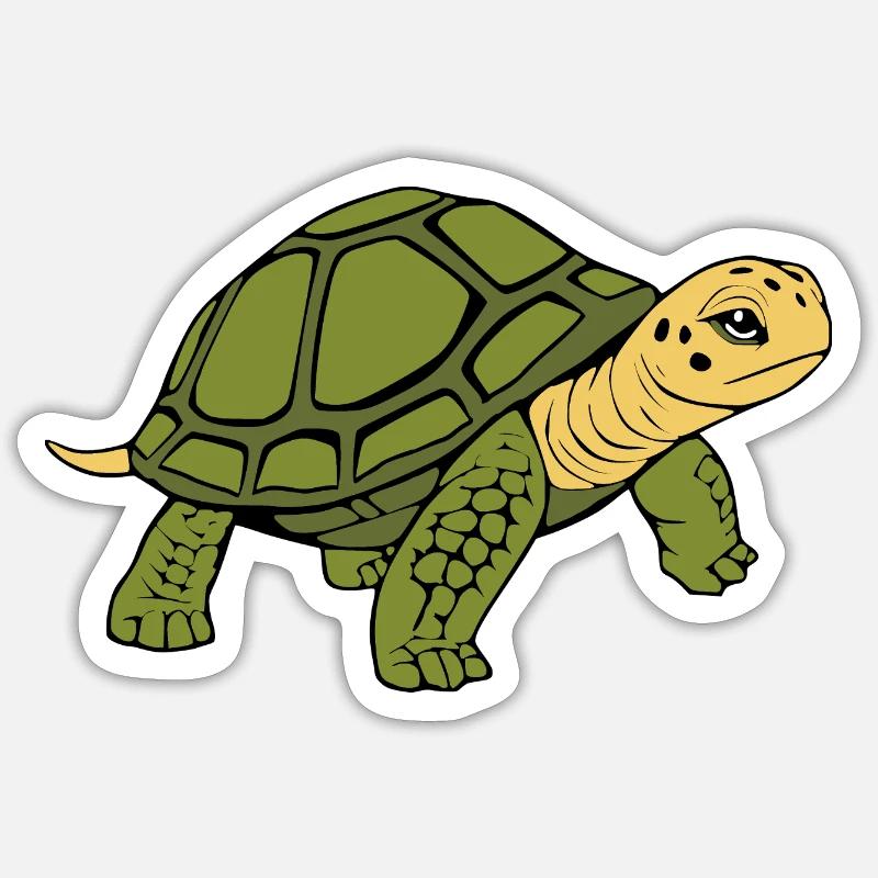Turtle Turtles - Sticker size S (10 x 10 cm) - white matte