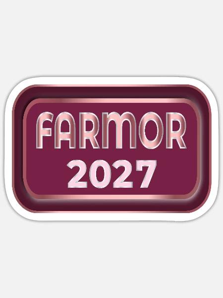 Schwedische Großmutter 2027 - Sticker Größe S (10 x 10 cm) - Mattweiß
