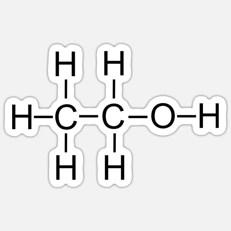 Alkohol Sticker Größe S (10 x 10 cm)