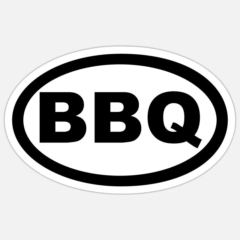 BBQ Sticker size S (10 x 10 cm)