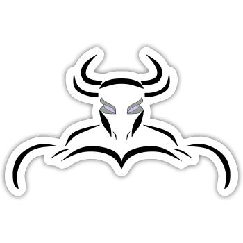 Alpha-Taurus - Sticker Größe S (10 x 10 cm) - Mattweiß - Vorne