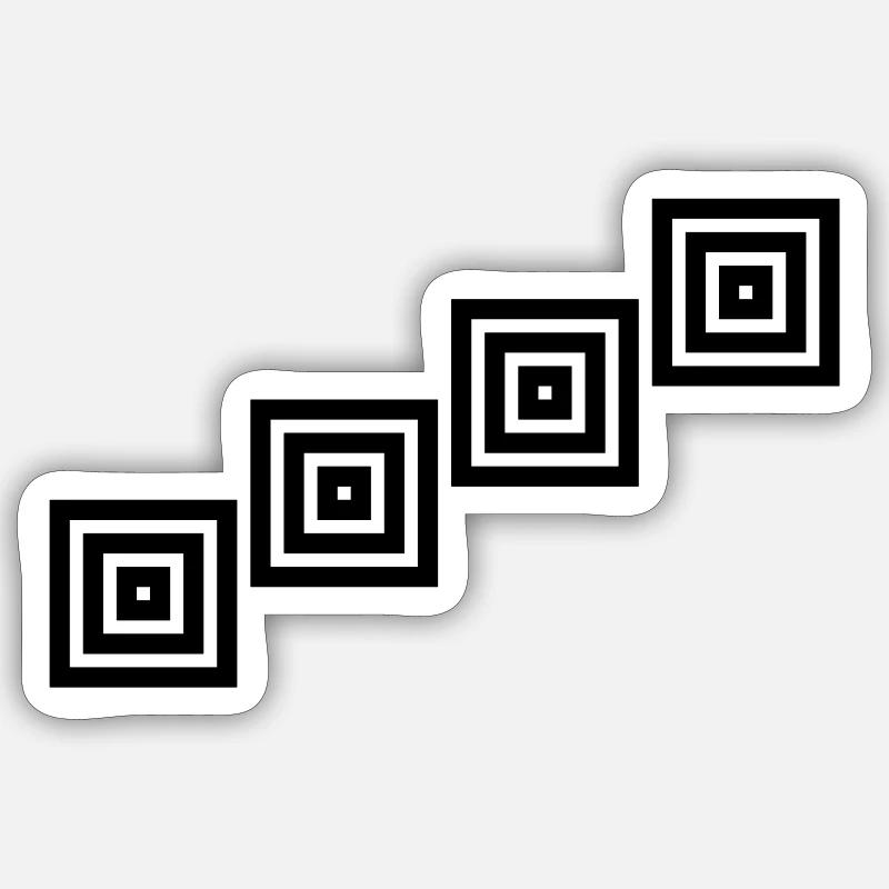 Muster Sticker Größe S (10 x 10 cm)