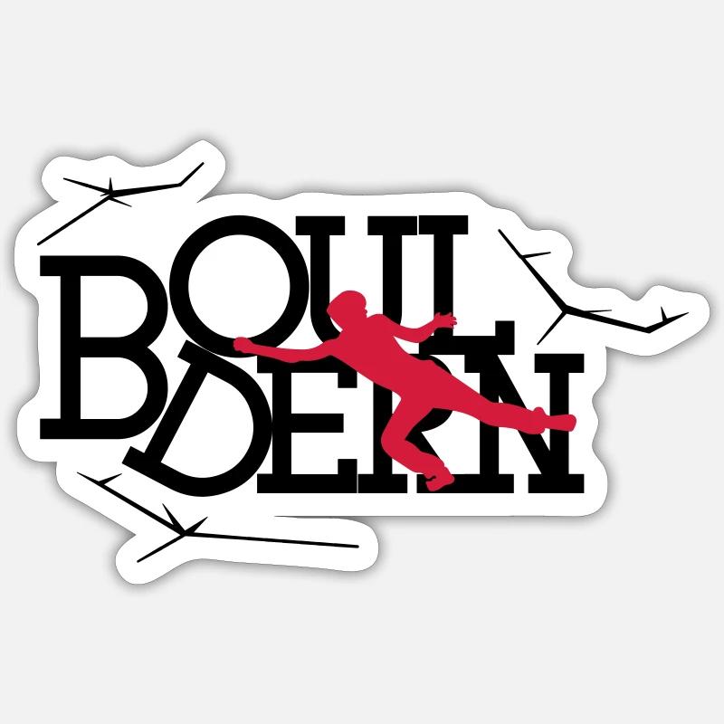 bouldern Sticker Größe S (10 x 10 cm)