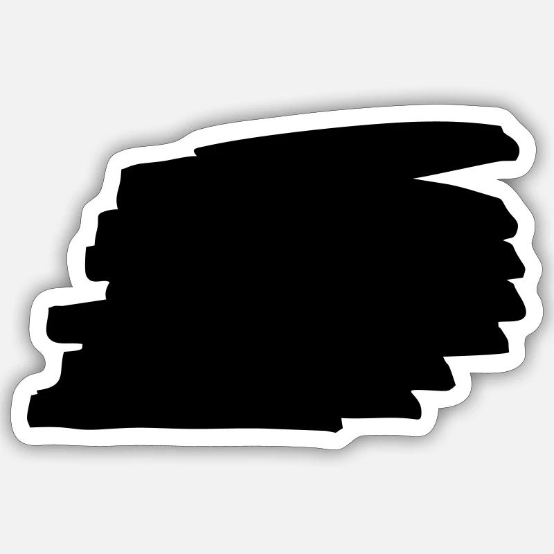 Shapes background Sticker size S (10 x 10 cm)