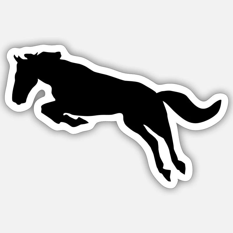 cheval Sticker taille S (10 x 10 cm)