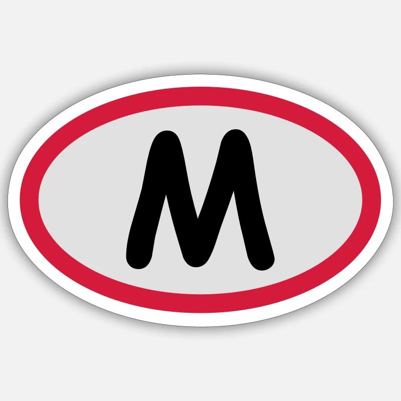 M - Enough 's enough - Sticker size S (10 x 10 cm) - white matte