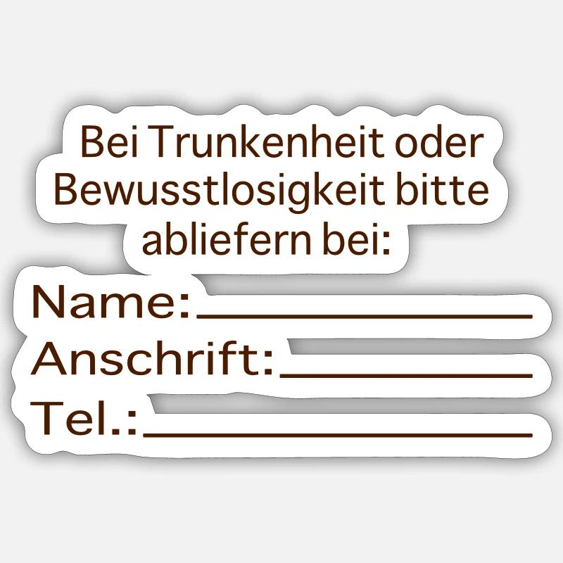 Sticker Größe S (10 x 10 cm) - 